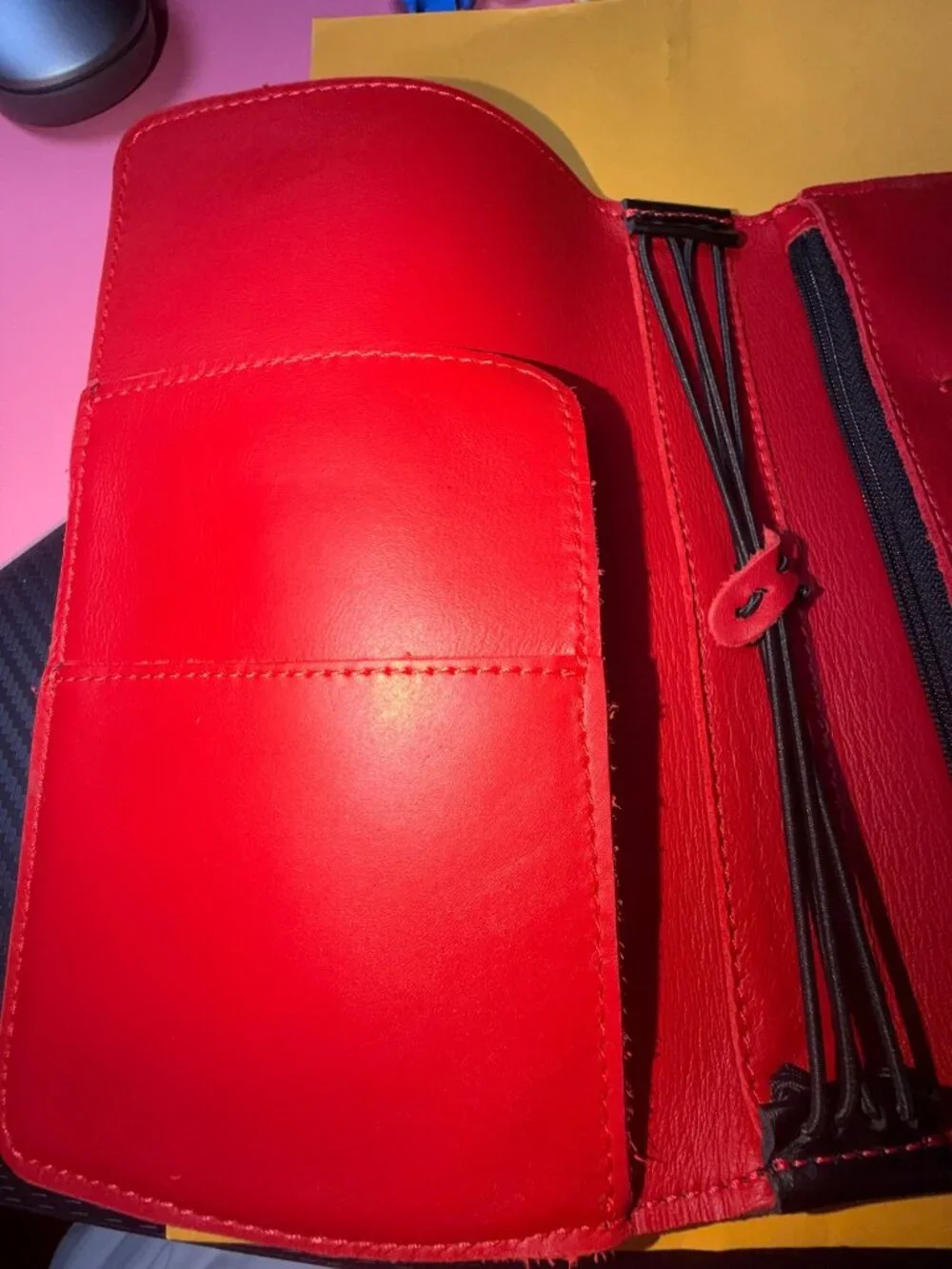 Designs by Planner Perfect Out and Organized Leather Planner Holder